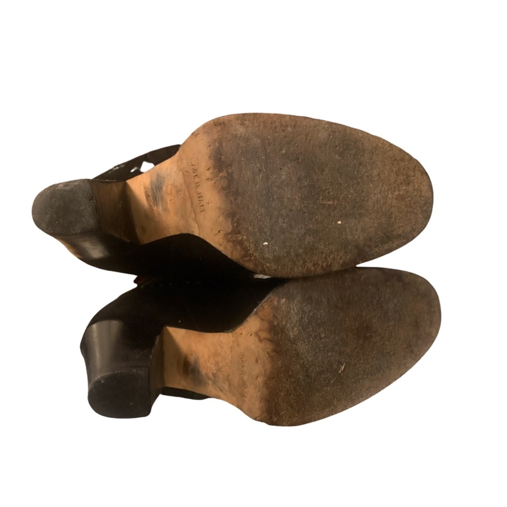 Michael Kors black suede western style knee high boot  Size 8 - Picture 5 of 5